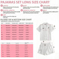 Custom Satin Pajama Set, Personalized Name, Fruit Stripe Sleepwear
