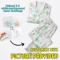 Custom Pajamas from Kids Drawing | Turn Child Artwork into Pajama Print, Personalized Family Gift，Personalized Pajamas for Mom