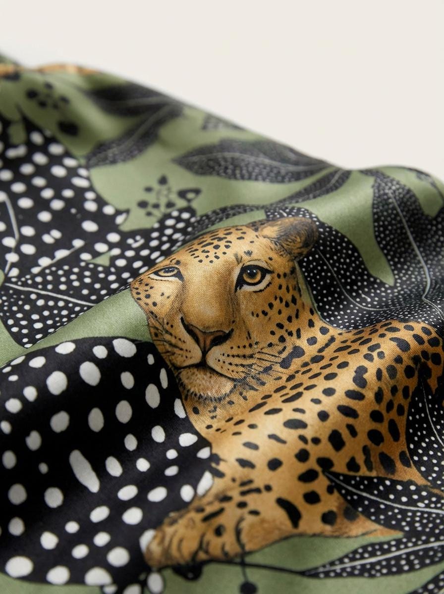 Mother’s Day Gift for Mom, Leopard Kimono Robe，Matching Mother Daughter Robe Set, Soft Lounge Wear, Gift from Daughter