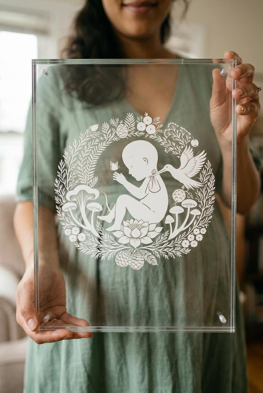 Custom Baby Portrait from Photo, Paper Cut Baby Shower Gift, Personalized Newborn Gift, First Time Mom Gift, Nursery Wall Art